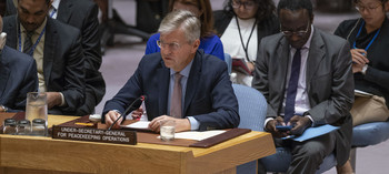 Under-Secretary-General for Peacekeeping OperationsJean-Pierre Lacroix (UN Photo/Cia Pak)