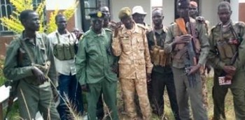 File photo: SPLA-IO advance team after meeting SSPDF officers in Kajo-Keji on 10 November 2018.