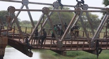 Photo: Bahr Naam Bridge which connects Lakes state with greater Equatoria, 28 May 2013 (ST)