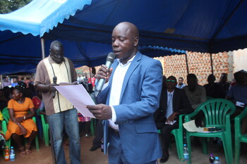 The chairperson of the Chamber of Commerce in Yambio County Mr. Victor Danda