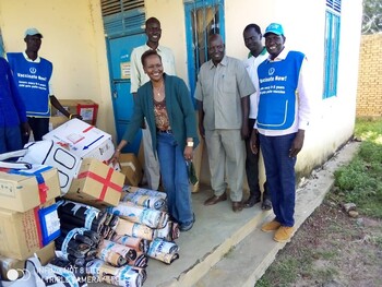 Ministry of health officials in Warrap State. [Photo: Radio Tamazuj]