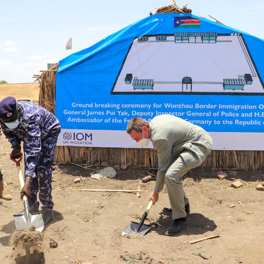 IOM, Gov't, and German delegation visit northern South Sudan - Vimarsana News