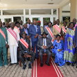 Photo: President Kiir and leaders of Ruweng State after a meeting at J1 on 26 April, 2017. (Radio Tamazuj)