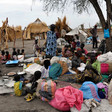 Photo: Thousands of civilians arrive in Aburoc, South Sudan, following the resumption of the government offensive and clashes along the West Bank of the Nile River. (OCHA/Gemma Connell)