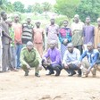 File photo: The 18 detained rebel suspects after being released in Yei on Thursday, 15 June, 2017. (Radio Tamazuj)