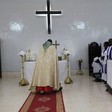 File photo: A Bishop stands in front of the altar during Easter Sunday service at Episcopal Church of Sudan. (Reuters).