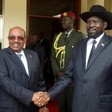 File photo: South Sudan’s President Salva Kiir shaking hands with Sudan’s President Omar al-Bashir (gurtong.net)