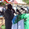 File photo: Ismail Konyi speaks to people in Bor
