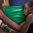 File photo: Abuk Akuoc, 18, receives an IV treatment of quinine for her severe malaria at the government-run health centre in Panthou. (Credit: Diana Zeyneb Alhindawi)