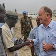 File photo: David Shearer meets with South Sudanese on a trip to Leer and Thonyor in Unity State. (UNMISS)
