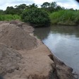 Heaps of river sand removed from Kembe River along the Yei-Kaya Road (Radio Tamauj).jpg