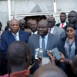TNLA First Deputy Speaker Oyet Nathaniel (C) announced the SPLM-IO boycott of parliamentary sittings on Monday. (File photo)