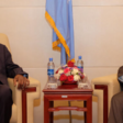 Secretary-General António Guterres (right) met with Salva Kiir at the 28th summit of the African Union (AU), in Addis Ababa, Ethiopia in 2017. (UN photo)