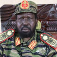 President Salva Kiir donning the tiger stripes camouflage uniform reserved for his guards. (File photo)