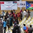 The Turkiye charity provided food to South Sudanese Muslims during the Ramadan season. (Courtesy photo)