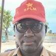 SSPDF Spokesperson Gen. Lul Ruai seen wearing an SPLM Party cap. (Courtesy photo)