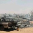 A picture taken from one of the villages outside Al-Fasher that was torched by the RSF. (Credit: Darfur Network for Human Rights [DNHR])