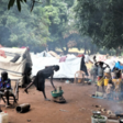 IDPs in Tambura County who were displaced by violence last year. (File photo)